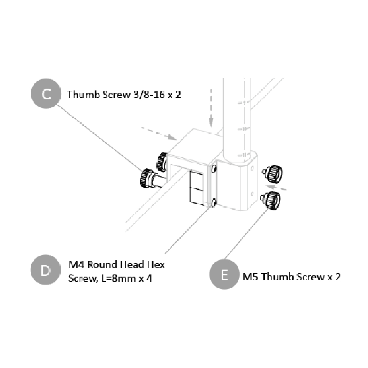 Mounting Arm Replacement Parts
