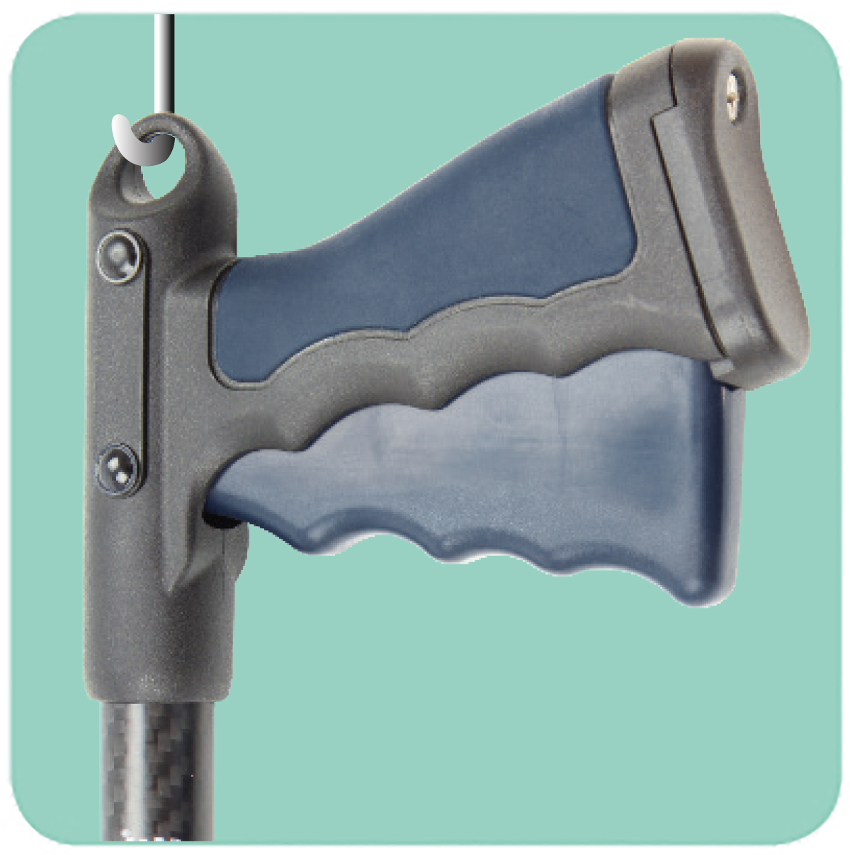 With practical hanging loop.