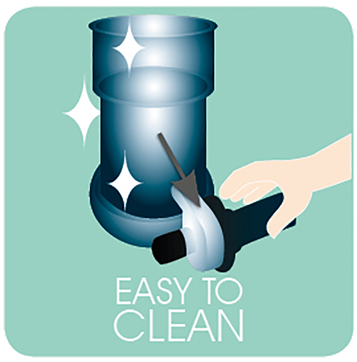 Easy to clean – well thought out installation