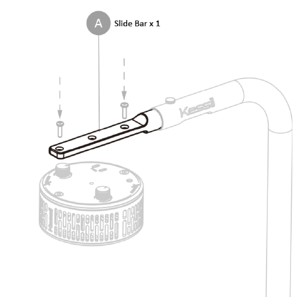 Abbildung von KSP005, Replacement Slide Bar