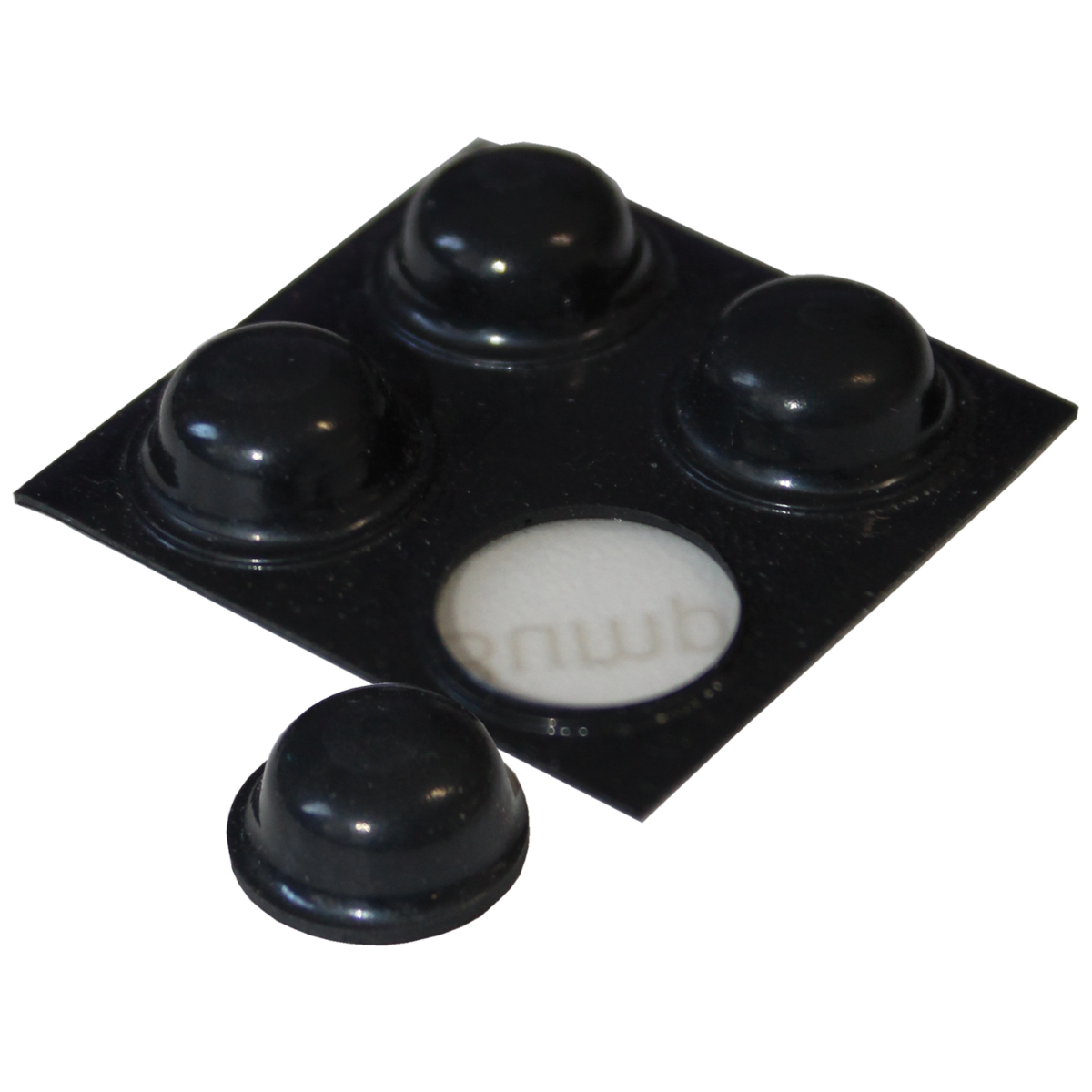Abbildung von 9430.109, 4 Elastikpuffer ø11 x 5 mm, schwarz