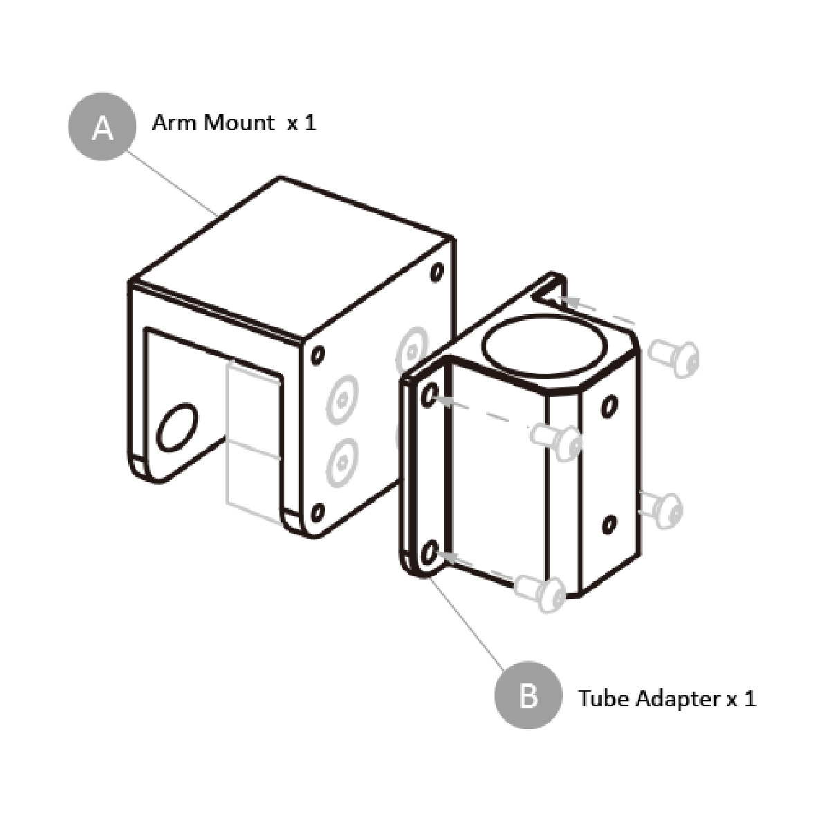 Abbildung von KSP003, Mounting Arm Base (Base Only)