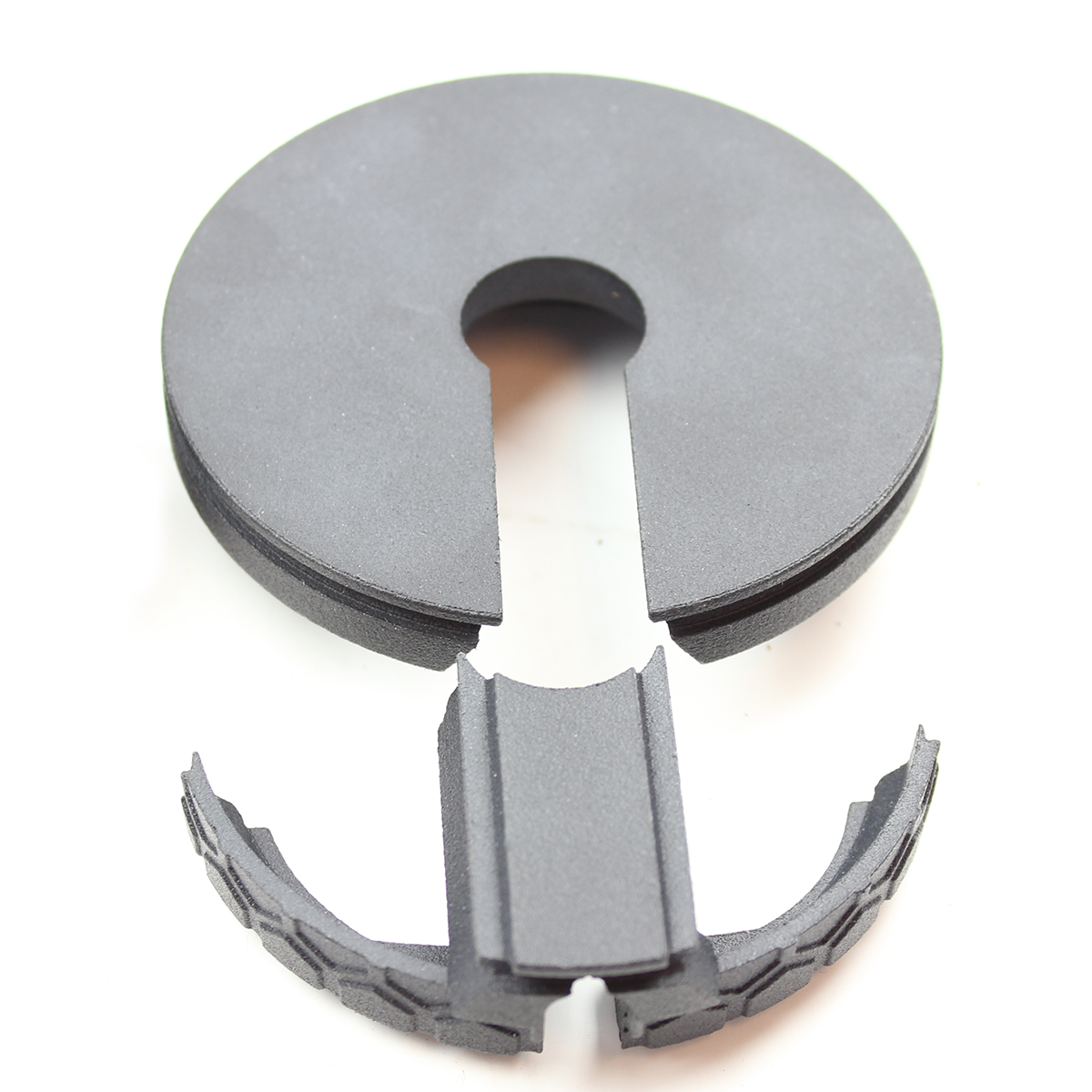 Two-piece housing flange